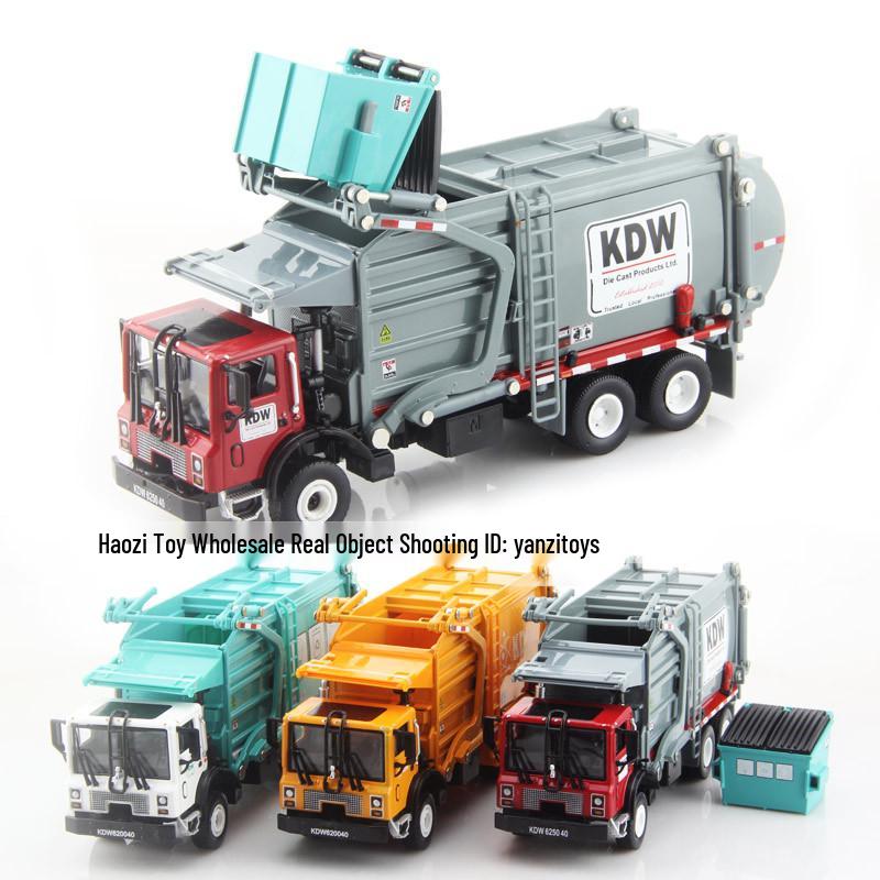 Boxed Cadywell 625040 Alloy Material Handler Car Model - Garbage Transport Engineering Vehicle