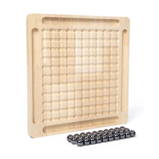 1 Set Magnetic Chess Board Game with 20/30/40 Magnet Stones Parent-child Interactive Focus Logic Thinking Training 2 Player Educational Magnet Chess