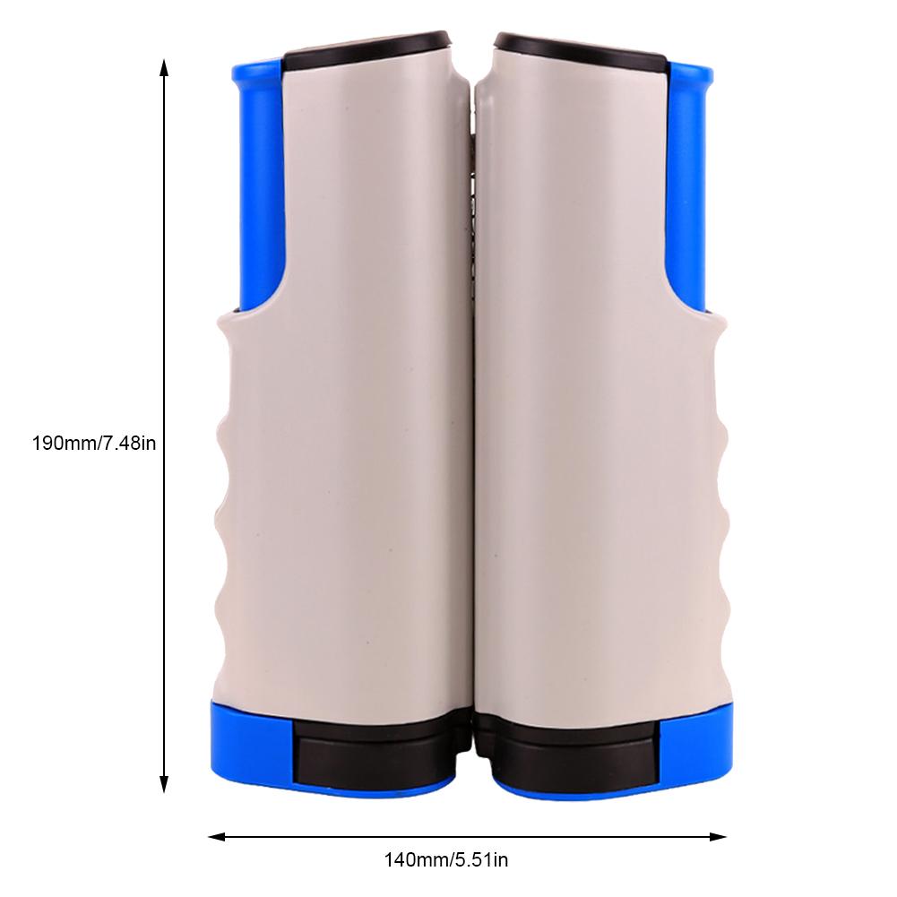 Adjustable Table Tennis Net Portable Telescopic Table Tennis Grid with Clamp Table Tennis Net Replacement for Indoor Outdoor