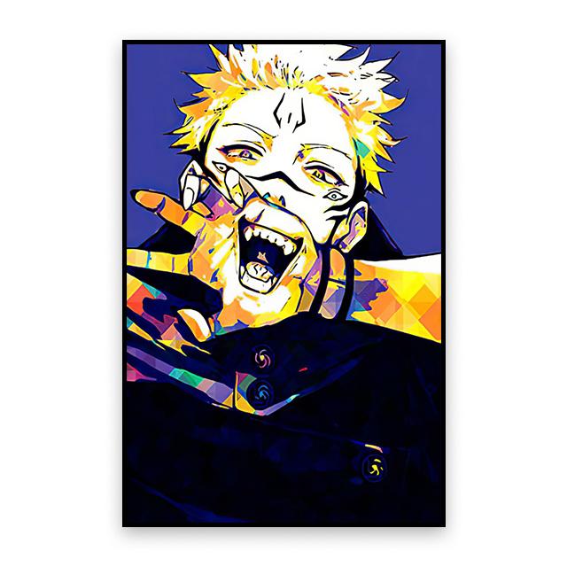 Jujutsu Kaisen Anime Canvas Poster Gojo Satoru Character Decoration Painting Kids Room Art Murals Modern Home Wall Decor Picture