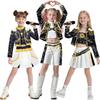 Fantasia Cosplay Rumi Zoey Mira para Meninas Crianças Roupa Estampada para Criança Roleplay Fantasia de Halloween Carnaval