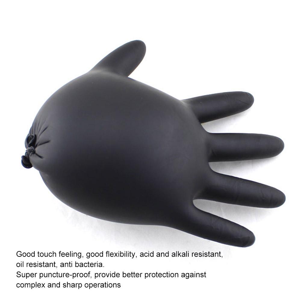 100pcs Black Nitrile Gloves for Tattooing Disposable Latex Powder Tattoos Piercing Glovesbuy at