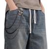 Punk Metal Skull Waist Chain With Spike Decor For Men And Women Fashion Accessory