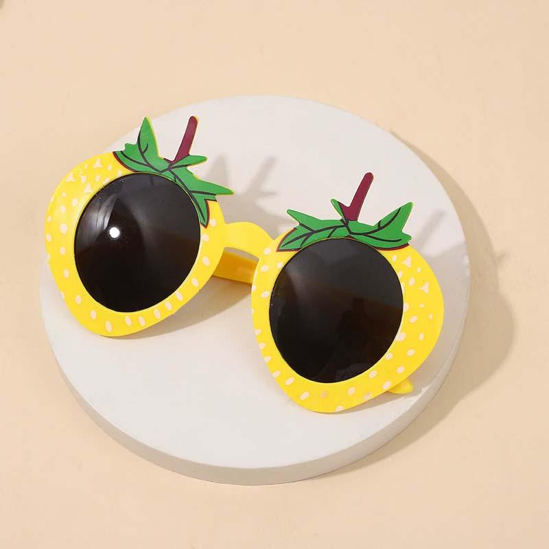 Festa Danzante sulla Spiaggia delle Hawaii Oggetti di Scena per Adulti: Occhiali da Sole Divertenti Anguria e Ananas