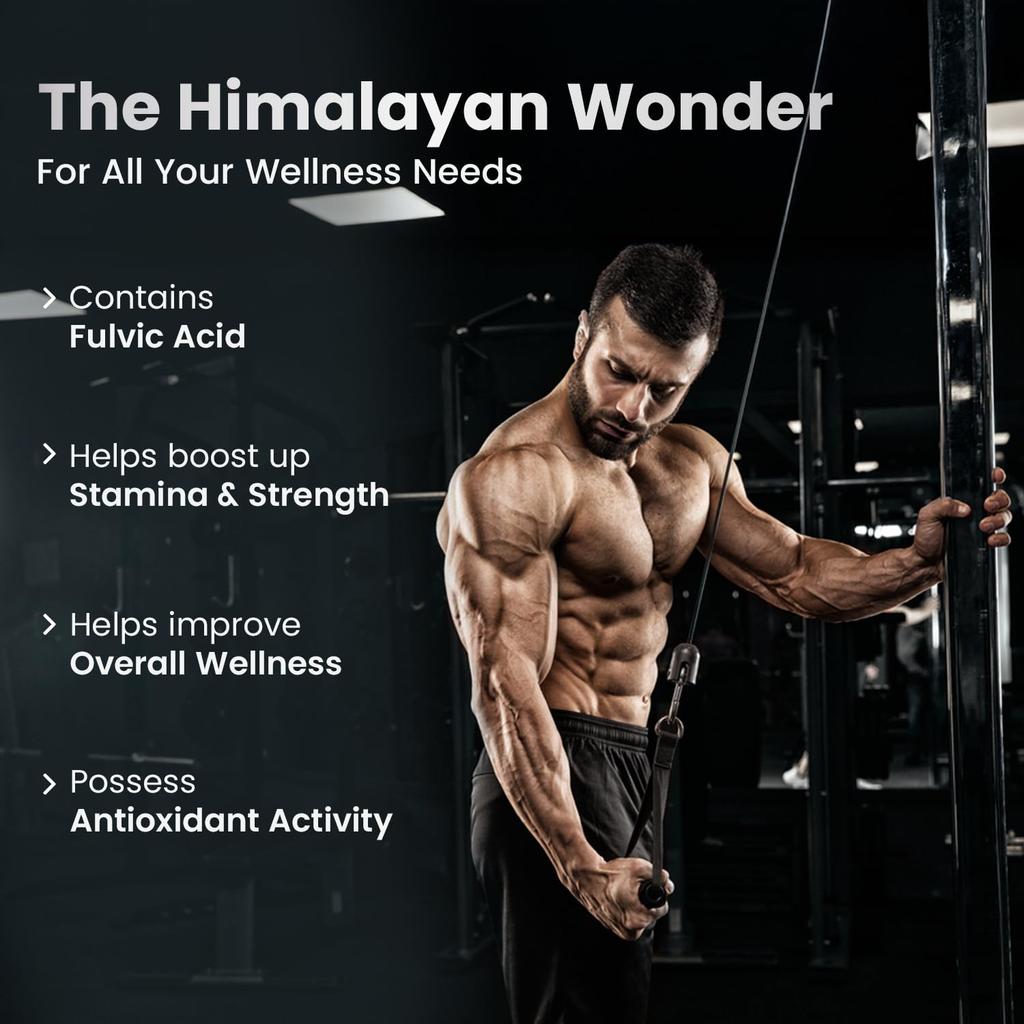 Neuherbs Pure Himalayan Shilajit Resin Natural Vitality Minerals For Post Workout Muscle Recovery 20 g X Pack Of 2