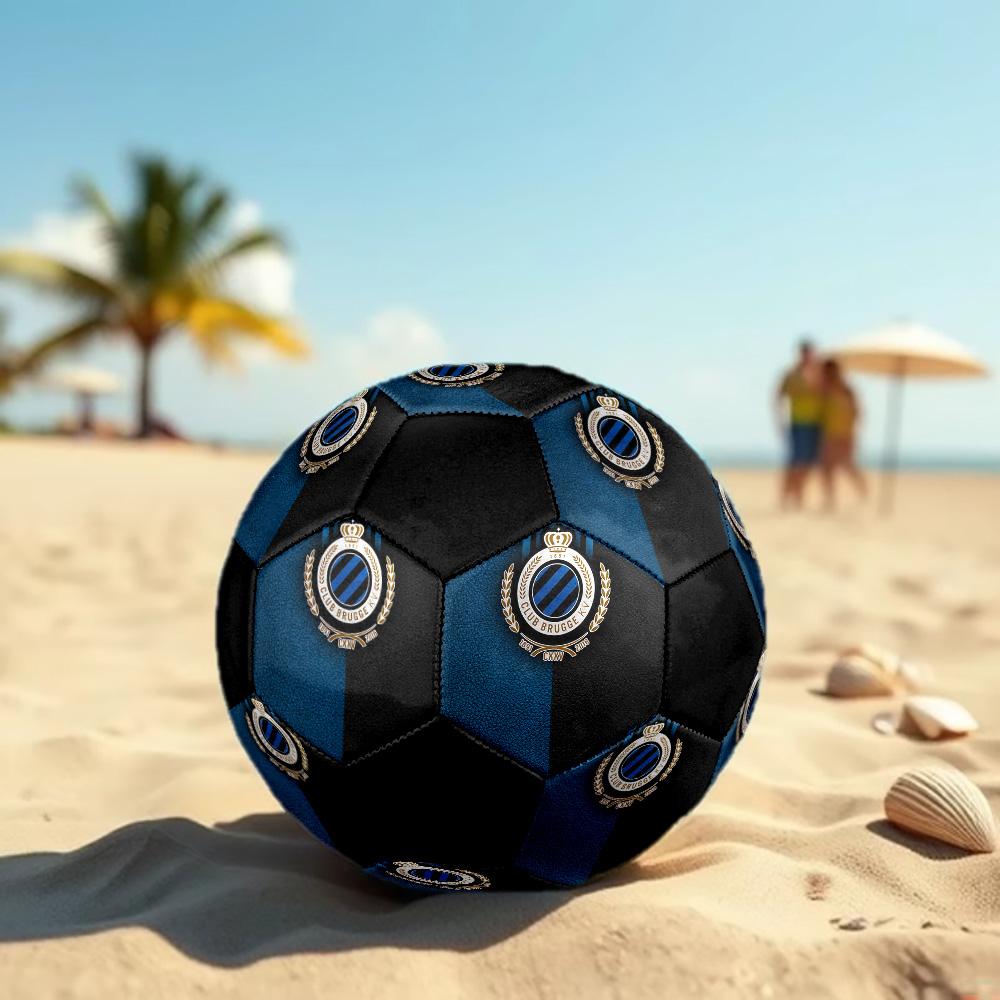 Brugge Soccer Ball Colorful All Ages Machine Stitched PVC Competition Ready Durable High-Bounce.SIZE5