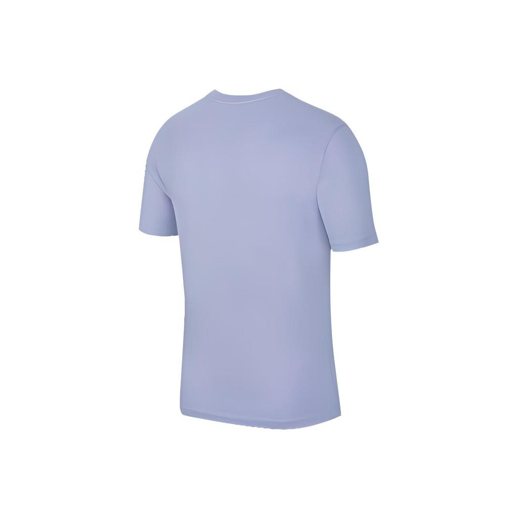 Nike Odzież sportowa T-shirt z krótkim rękawem Swoosh Męskie Topy Ostro-fioletowy DJ2790-571