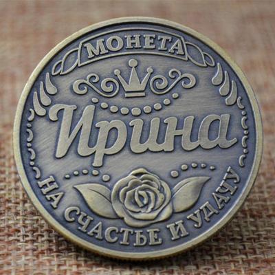 Russian Irina Commemorative Challenge Double Sided Coins Collection Collectible Gifts