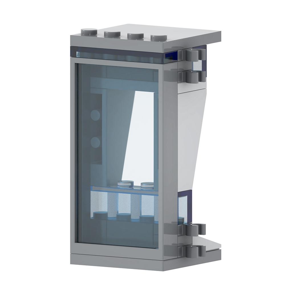 MOOXI Movie Action Figures Display Stand Box 22Pcs MOC Bricks Figure Model Set Parts Building Blocks Kids Toys For Children Gift