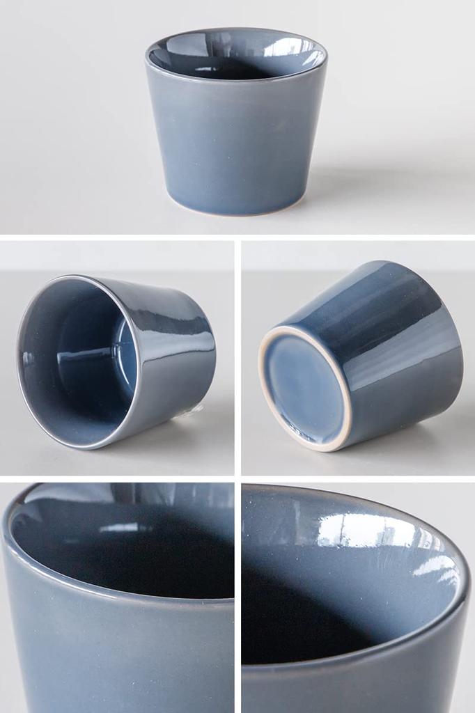 TAMAKI HINATA Hinata Soba Choko Sake Diameter X Height (Choko) Cup, 8.2cm 6.5cm, 190ml, Gray, T-947784