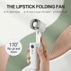 Portable handheld Fan &Flashlight 100 Speeds Digital Display for Home Outdoor Travel Beach Camping Office USB Rechargeable 3000mAh