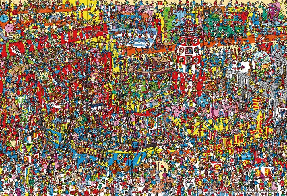 In Beverly 500 Small Piece Jigsaw Puzzle Toys Galore X 38 [Made Japan] "Where's Wally?" (26 Cm) 500S-019