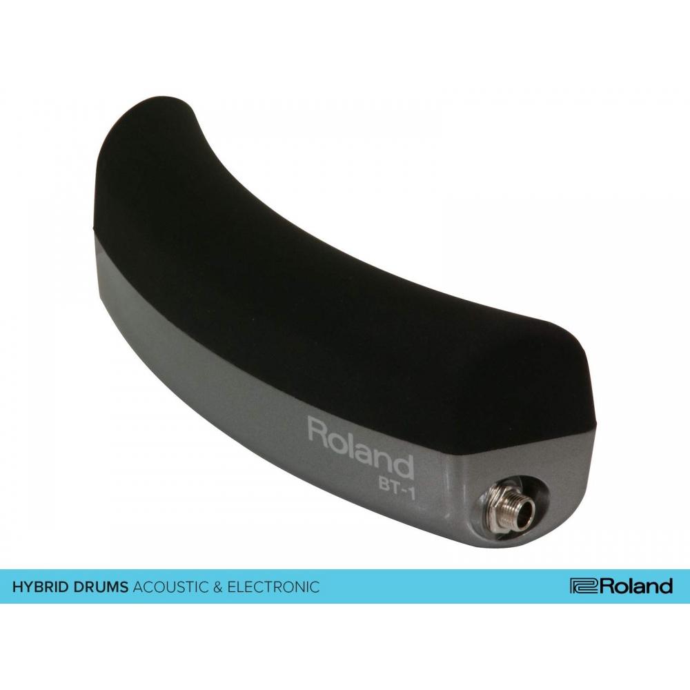 Roland BT-1 Drum Bar Trigger Pad for Hybrid & V Drums, Versatile Add-on Trigger Pad for V Pads and Acoustic Drums, Black