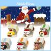 Building Merry Christmas Blocks Assembly Toy Santa Claus Cartoon Gifts Xmas
