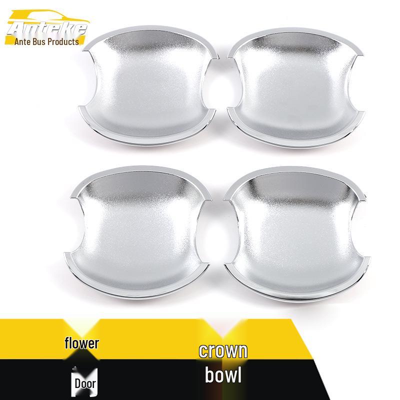 Corolla Electroplated Door Bowl Anti-Scratch Cover Sticker
