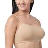 Enamor Women' Basic Cotton NonPadded Wire free High Coverage Stretch Cami with Detachable Straps TShirt Bra A0 Sk