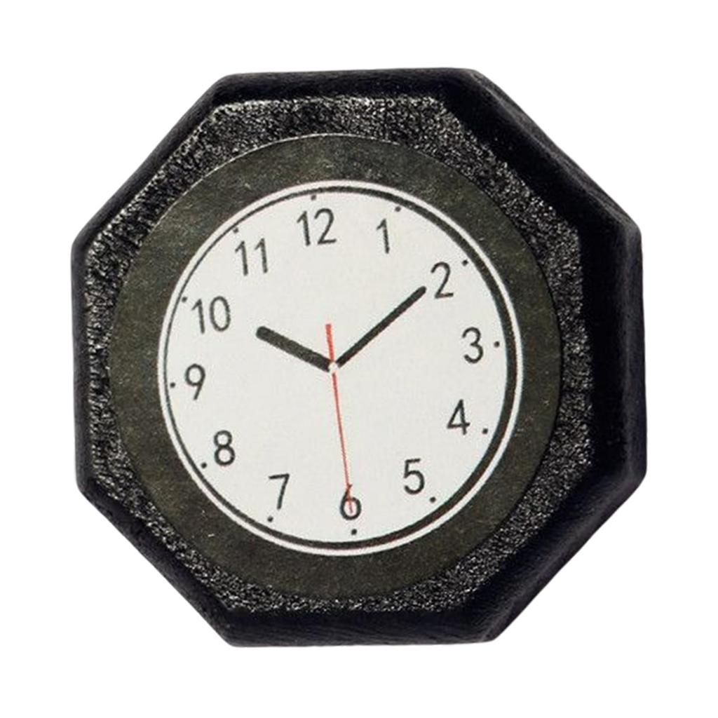 1:12 Ratio Miniature Accessory Dollhouse Miniature 1:12 Ratio Wall Clock for Accessories