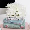 Unique Ceramic Book Vase Elegant Flower Pot Holder Exquisite Simulation Succulent Vase  Outdoor