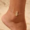 Trendy 3D Pineapple Alloy Anklet - Cute Hollow Fruit Foot Jewelry