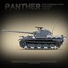 Military World War Ii Series Panther Type-G Tank Building Block Toy Collection Model Children For Christmas And Birthday Gifts