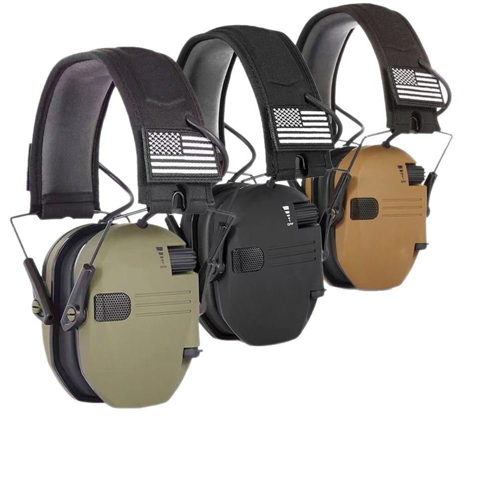 Tactical Electronic Noise Cancelling Earmuffs for Outdoor Shooting