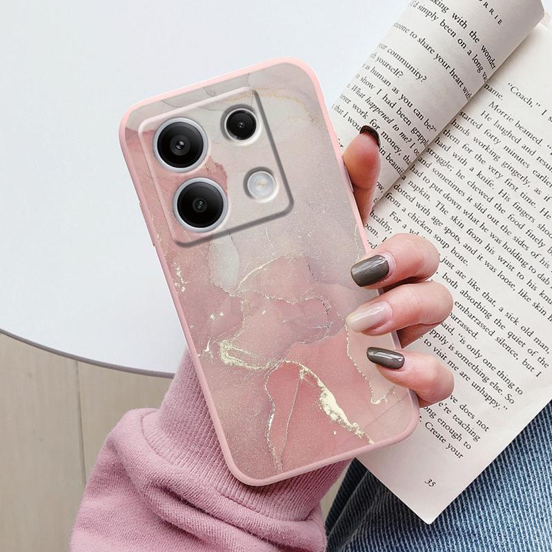 Luxury Case For Redmi Note 13 Pro 4G 5G Fundas Marble Fashion Pattern Soft TPU Protection Cover For Xiaomi Redmi Note14 Pro Capa