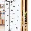 Creative Animal Spider Web Branch Height Chart Sticker for Living Room Kids Room Wall Decoration Growth Ruler
