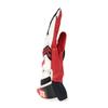 Marucci Buzun Batting X Gloves, Ambidextrous, Men's MBGFZNP-W/BK/R (White Black/L)