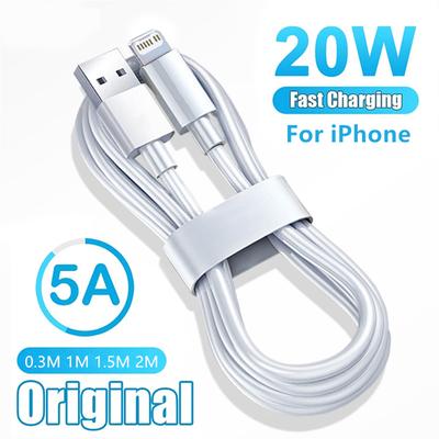 USB Cable for IPhone 14 13 11 12 Pro Max Mini XS Fast Charging Phone Date Cable for IPad Charger Wire Cord Accessories