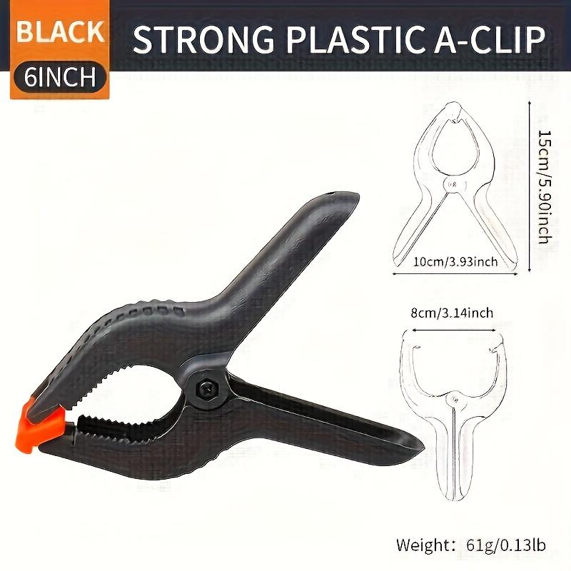 10pcs 6 inch Popular black Wood Working Clip Plastic DIY Clamp