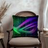 ROG Logo Pillow Gift Home Office Decoration Pillow Bedroom Sofa Car Cushion CoverPillow Case