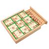 Dřevěná hra sudoku se čtyřmi šesti devíti mřížkami, šachová hádanka, logické myšlení dospělých, výzva pro inteligence pro stolní počítače