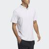 Adidas Solid Color Sports Casual Short Sleeve Polo Shirt Men Tops White GN0810