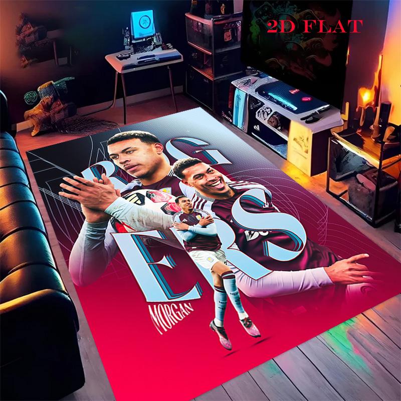 Aston Villa Carpet Rug for Living Room Bedroom Home Sofa Decoration,Kids Play Nonslip Floor Mat