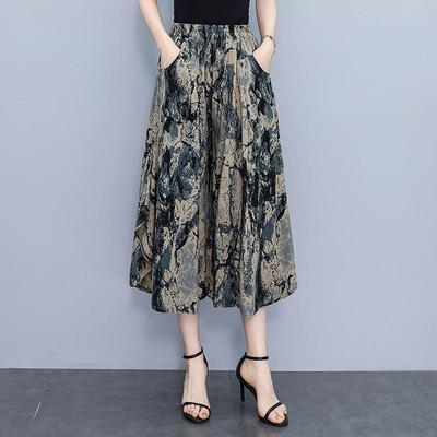 Pantaloni oversize estivi Pantaloni eleganti casual a gamba larga Abiti estivi da donna in vita elastica