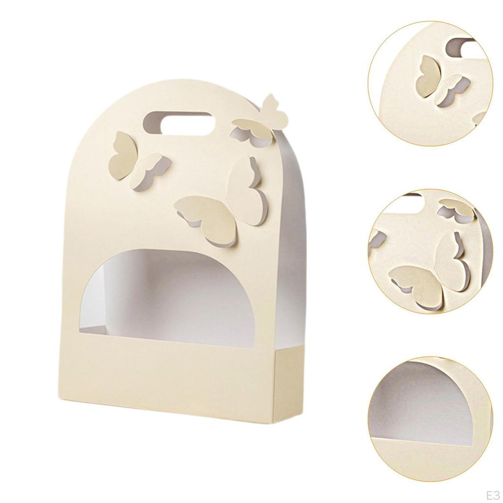 10 Pieces 3D Butterfly Flower Box Paper Versatile Gift Wrap for Graduation