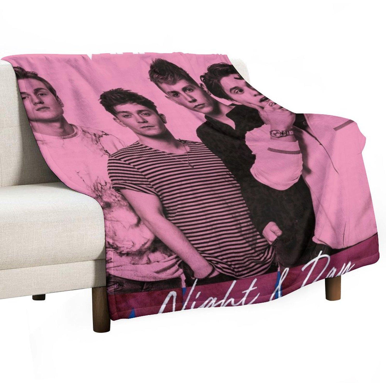Night & Day Throw Blanket Decorative Throw Summer Beddings Sofas for babies Blankets 30x40in