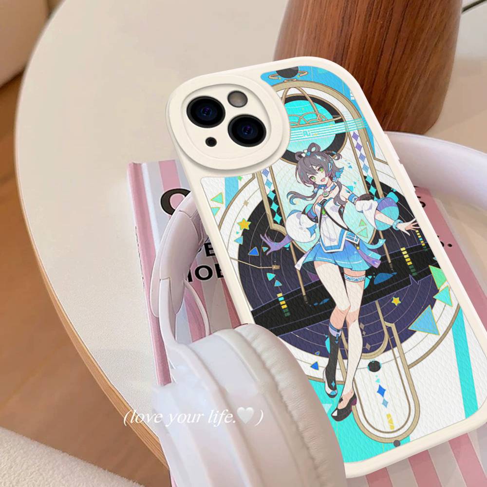 Anime Luo Tianyi Phone Case Hard Leather For IPhone 16 15 14 13 12 Mini 11 14 Pro Max Xs X Xr 7 8 Plus Fundas