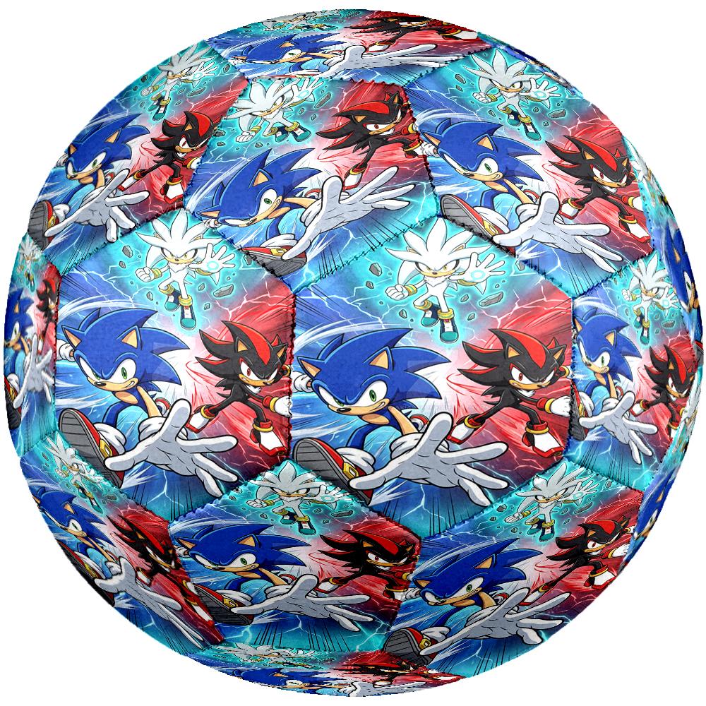 Sonic Theme Size 5 Soccer Ball, Suitable for Both Indoor and Outdoor Matches, a Gift Suitable for Everyone.