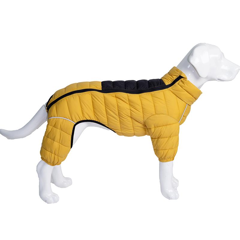 Hund Verdickt Baumwollgepolsterter Mantel Haustier Warme Daunenjacke Winddicht 4 Beine Haustier Outfit Winter Greyhound Husky Corgi Chihuahua Kleidung