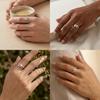 Shiny Crystal Zircon Double Cross Rings For Women Micro Paved CZ Copper Wedding Finger Ring Romantic Promise Luxury Jewelry Gift