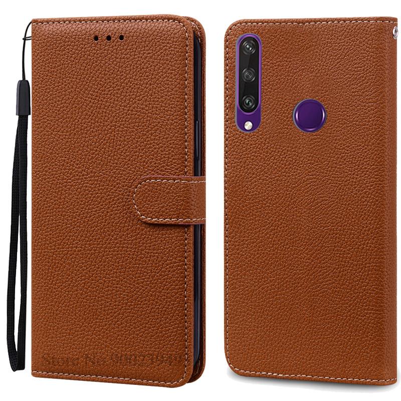 Pro pouzdro Huawei Y6P Kožené peněženkové vyklápěcí pouzdro Pro pouzdro Huawei Y6p MED-LX9N Měkký plný kryt Coque Fundas pro pouzdro Huawei Y6P