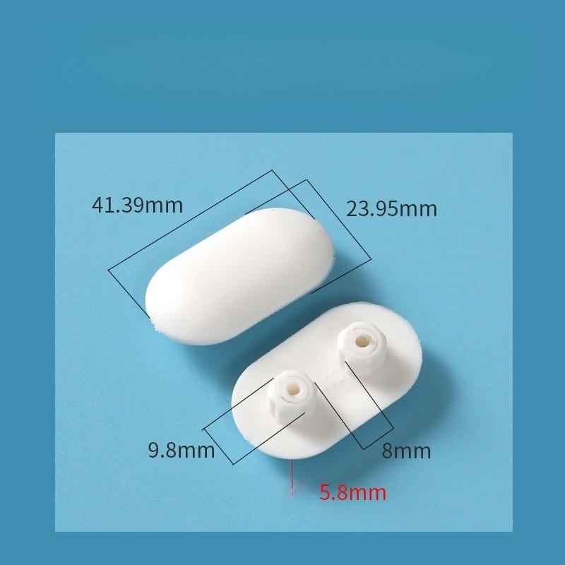White Old Toilet Seat Cover Toilet Board Buffer Shock-Absorbing Soft Rubber Gaskets Accessories Anti-Slip Silent Foot