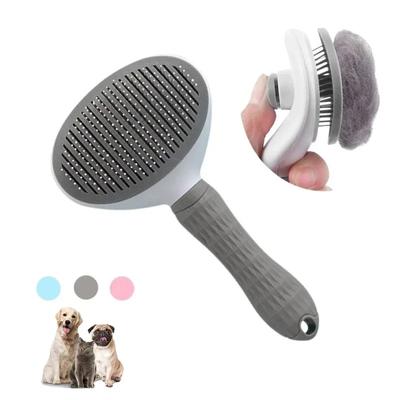 Haarbürste für Haustiere, Katzen, Hundekamm, Fellpflege und Katzenbürste, Edelstahlkamm für langhaarige Hunde, Reinigung von Haustieren, Katzen und Hunden, Zubehör
