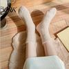 Weiche Kunstmink-Samt-Socken, Verdickt für Damen, Plüschsocken, Thermisch, Winter, Hautfreundlich, Warm, Einfarbige, Gemütliche Strumpfwaren, Zuhause, Innenbereich, Wohnzimmer