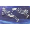Valance Clips 10pcs 2.5inch Clear Plastic Hidden Retainer Holder Clip for Window Blind Valance,Horizontal Faux & Wood Blinds Parts