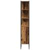 Bathroom Furniture Set with Shelf 3 Pcs Reclaimed Wood Effect Particleboard