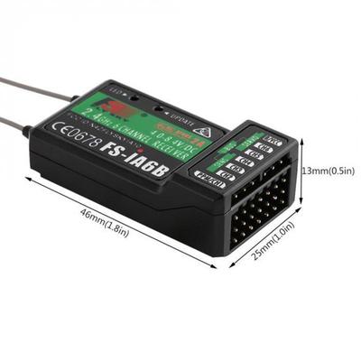 Flysky Fs-Ia6B Receiver Ppm Output With Ibus Interface Model Aircraft Remote Control Receiver For I6 I6S I6X Transmitter