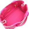 Used PRADA CANAPA Canapa Mini Tote Bag BN2439 Canvas Pink Used Women