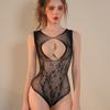 Sexy Women's Lingerie Perspective One-piece Open File Free of Discomfort Temptation Net Socks Net Clothes